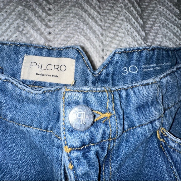 Anthropologie Pilcro A-line Trapeze High Rise Wide Leg Jean - 30 - Picture 6 of 9